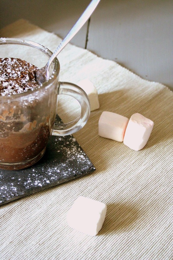 Mug Cake au chocolat - gâteau micro onde dans sa tasse