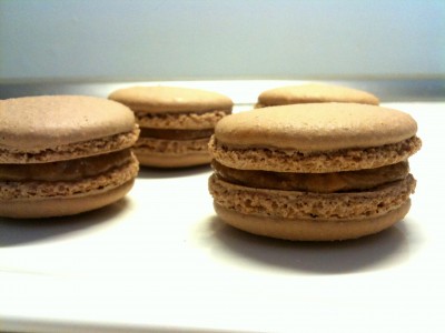 Macarons au chocolat