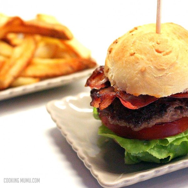 hamburger bacon