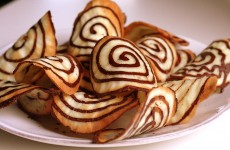 Tuiles spirales au chocolat