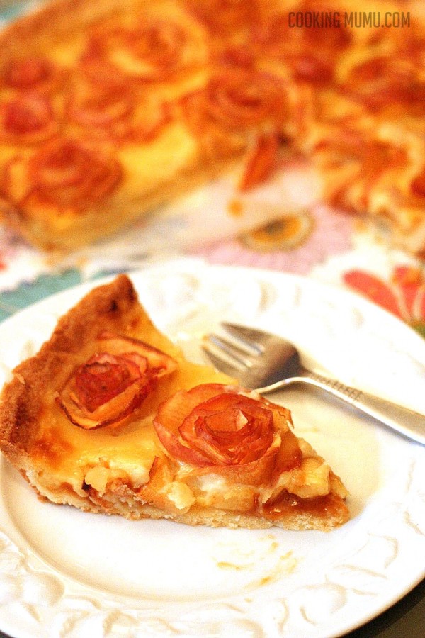 Tarte aux pommes revisitée caramel beurre salé