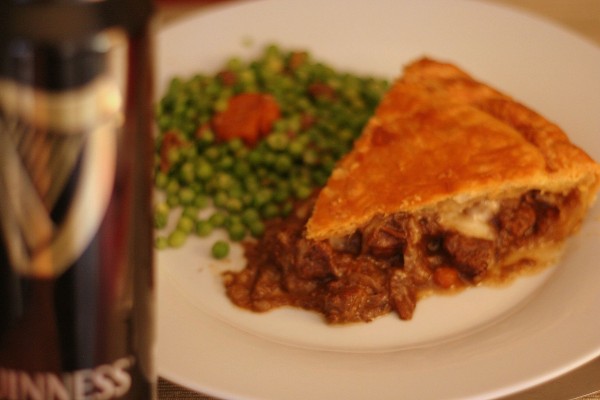 Guinness and steack pie