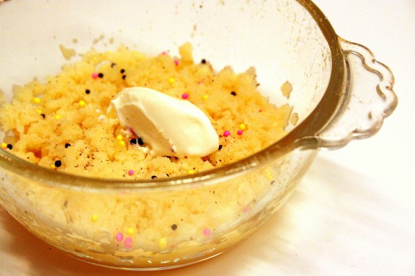 Mug Crumble aux pommes