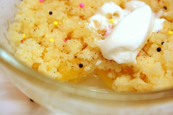 Mug Crumble aux pommes