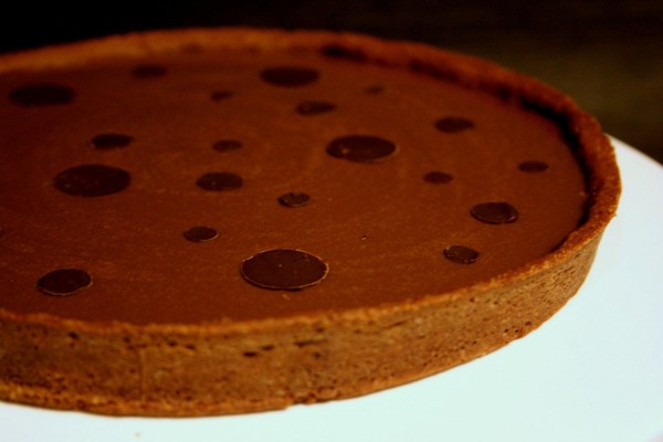 Tarte au chocolat au lait