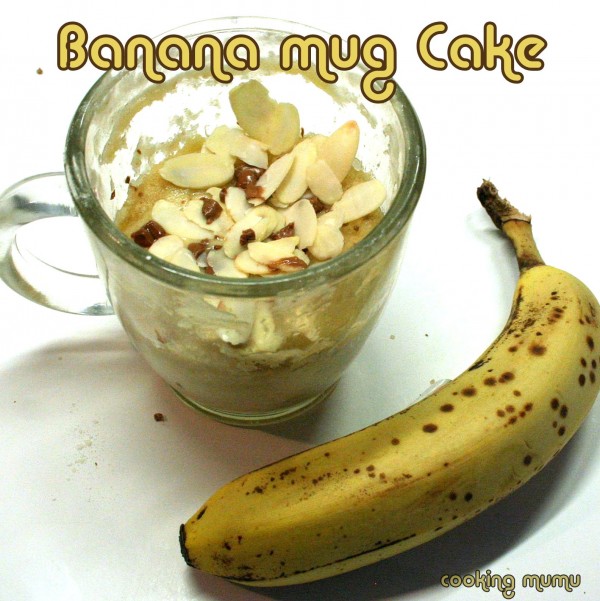 Mug cake à la banane