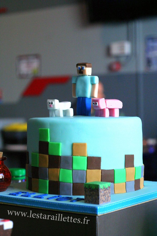 Gateau MINECRAFT