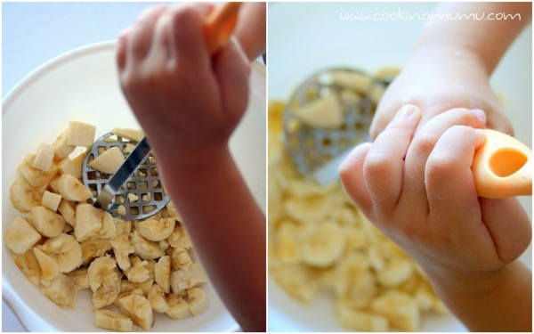 Ecraser les bananes en purée