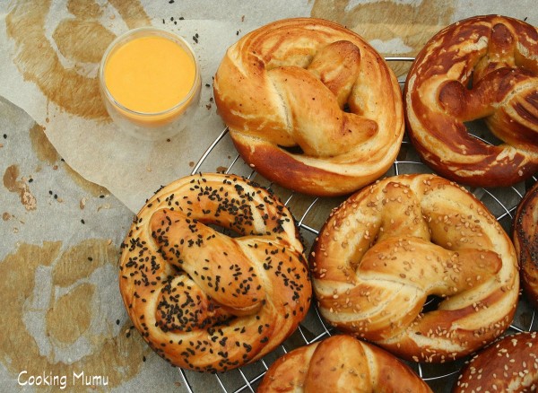 Bretzels et fromage