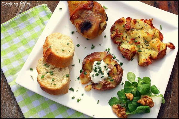 Assiette poulet patates