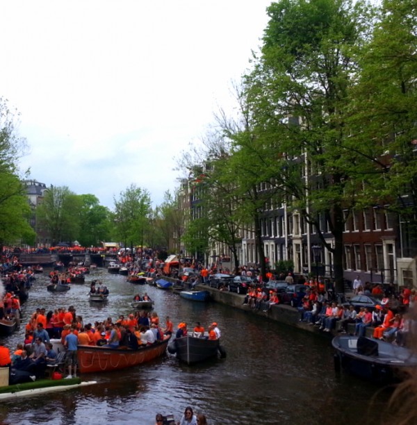 Canal pendant le King's day