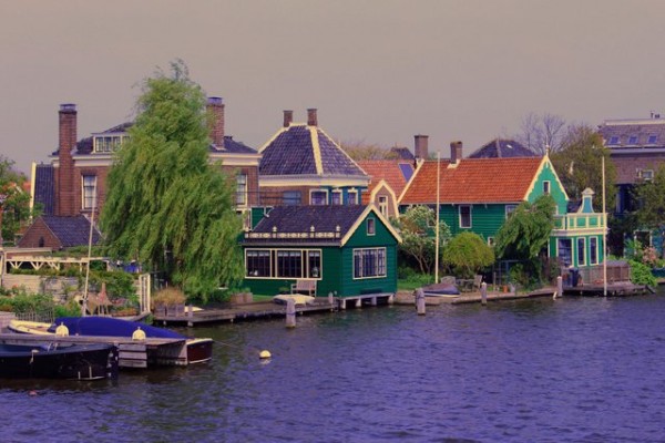 Maisons au bord de l'eau