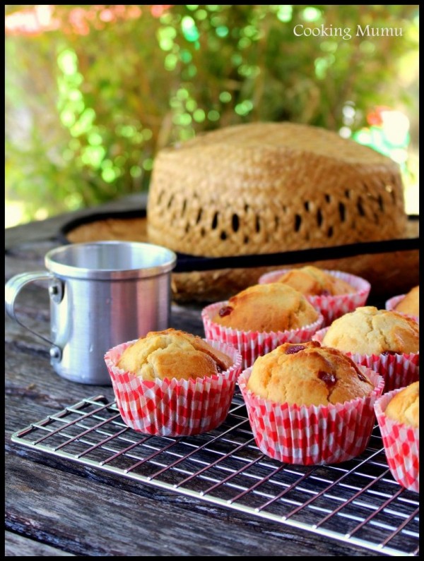 Muffins framboise fraise