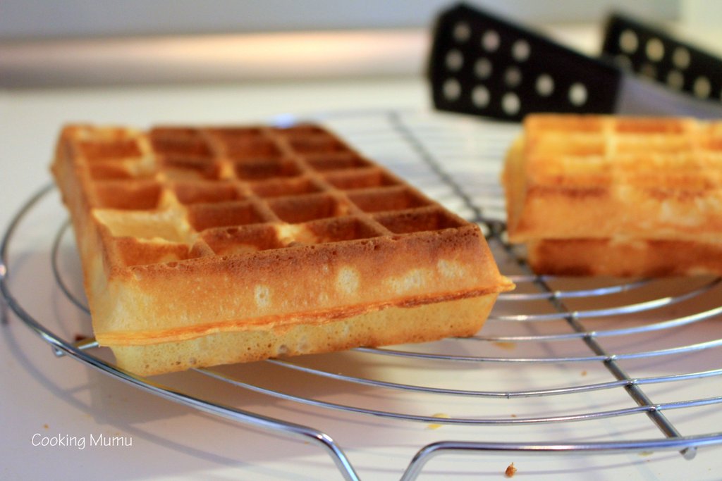 Gaufres de foire {aériennes et croustillantes !} au Thermomix