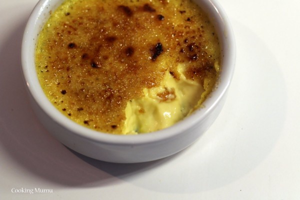 Crème brûlée oeufs de cane