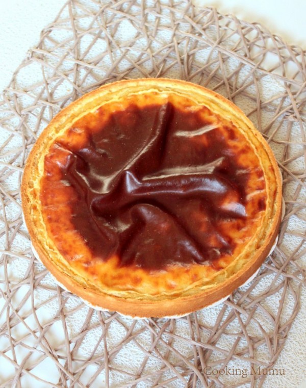 Flan sur fond de tarte