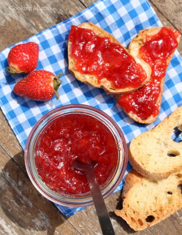 Confiture fraise banane