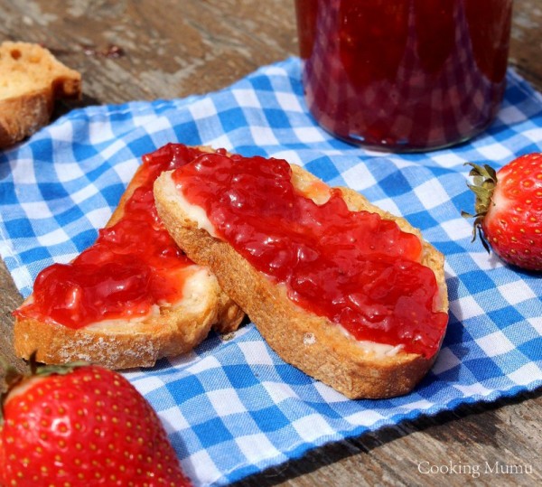 Tartines fraise-banane