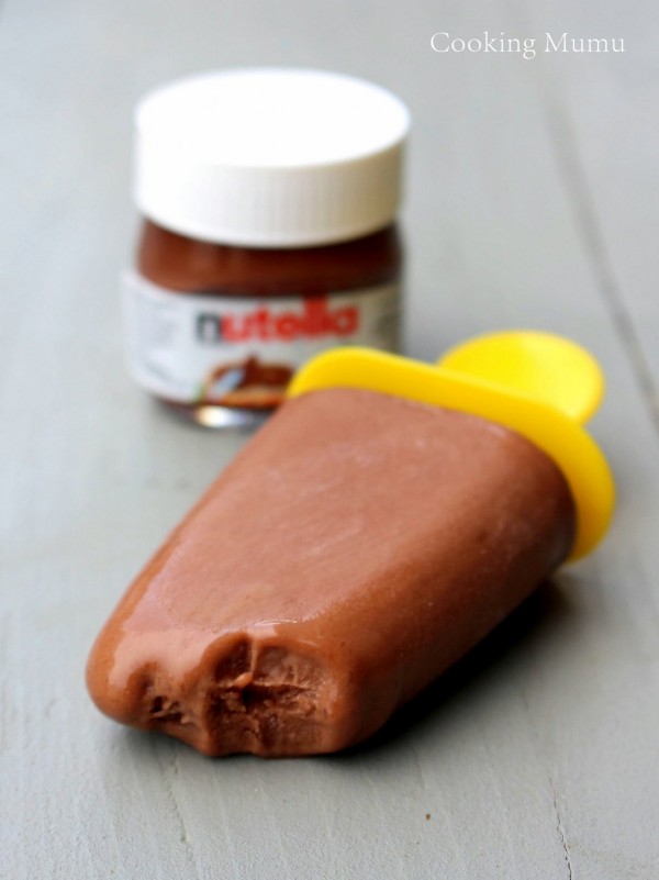 Glace nutella banane