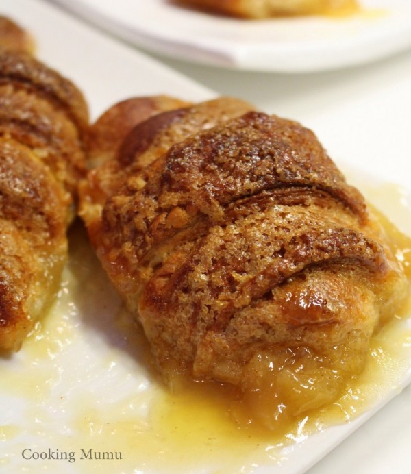 Croissant en sauce