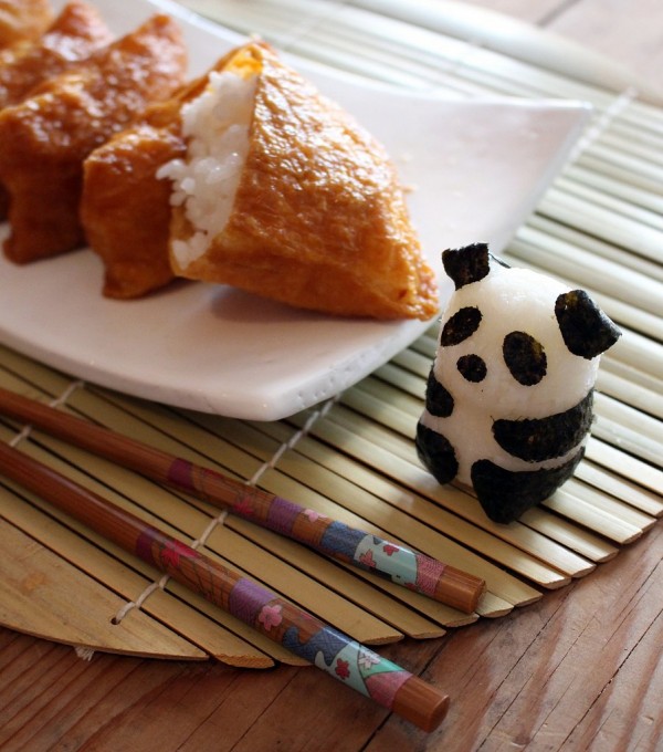 Panda rice inarizushi