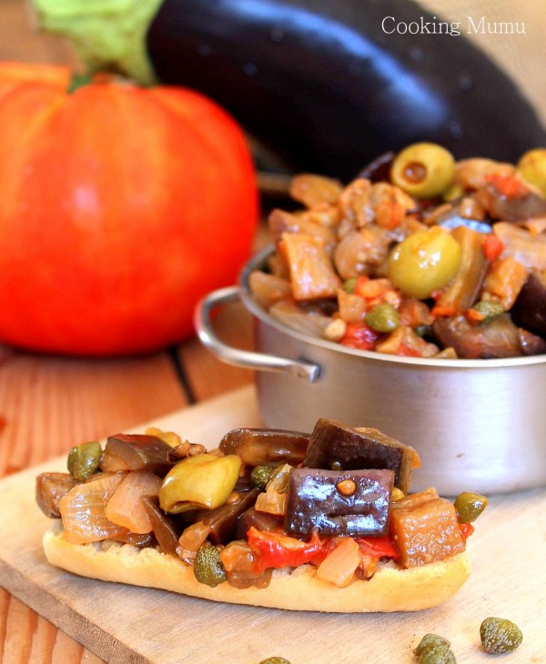 Toast caponata