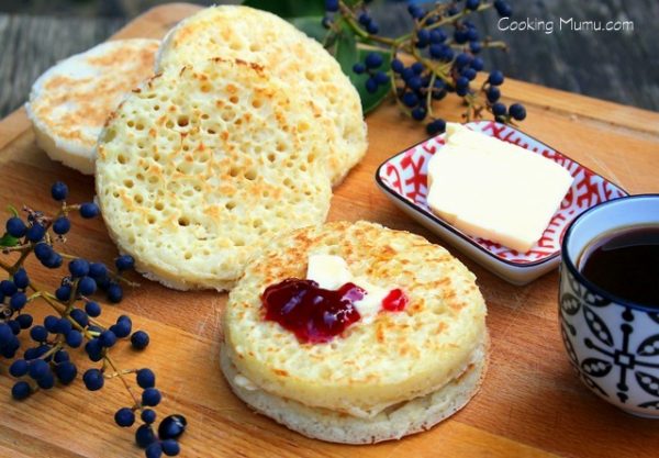 Recette de crumpets