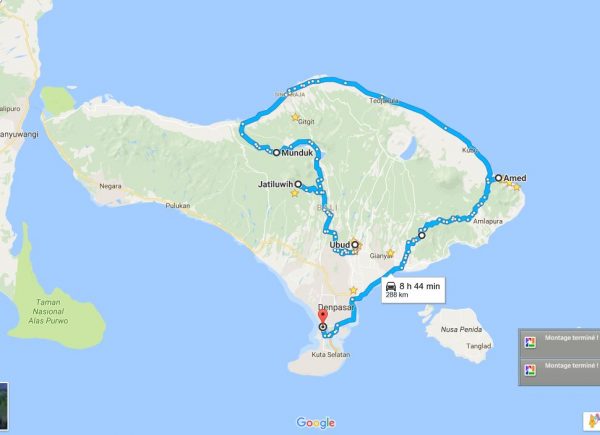 Itinéraire 15 jours Bali
