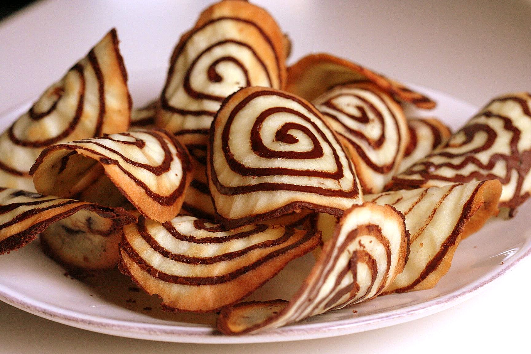 Tuile spirale au chocolat. | Cooking Mumu